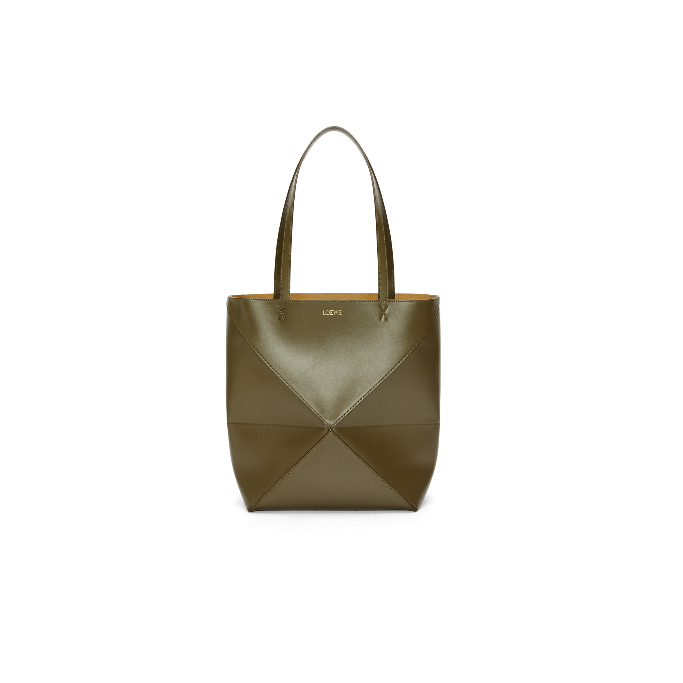 l*ew* medium puzzle fold tote in shiny calfskin a657g50x01 (31.5*25.5*14.5cm)